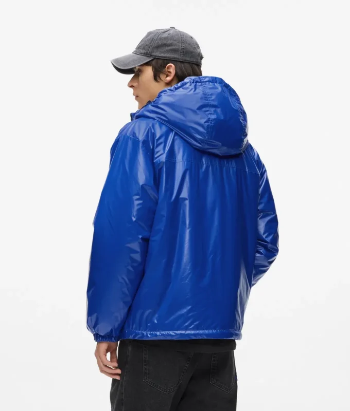 Hochglänzende Utility-Jacke Hochglänzende Utility-Jacke