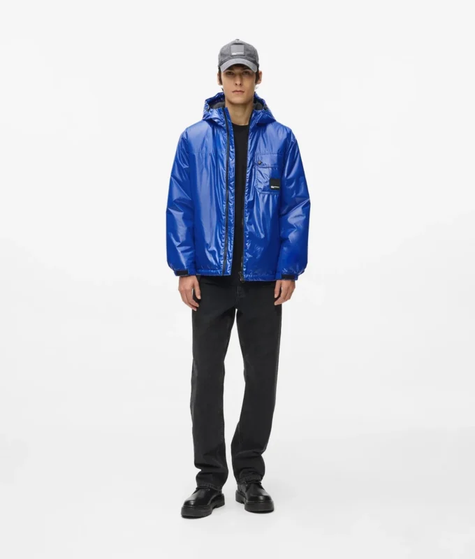 Hochglänzende Utility-Jacke Hochglänzende Utility-Jacke