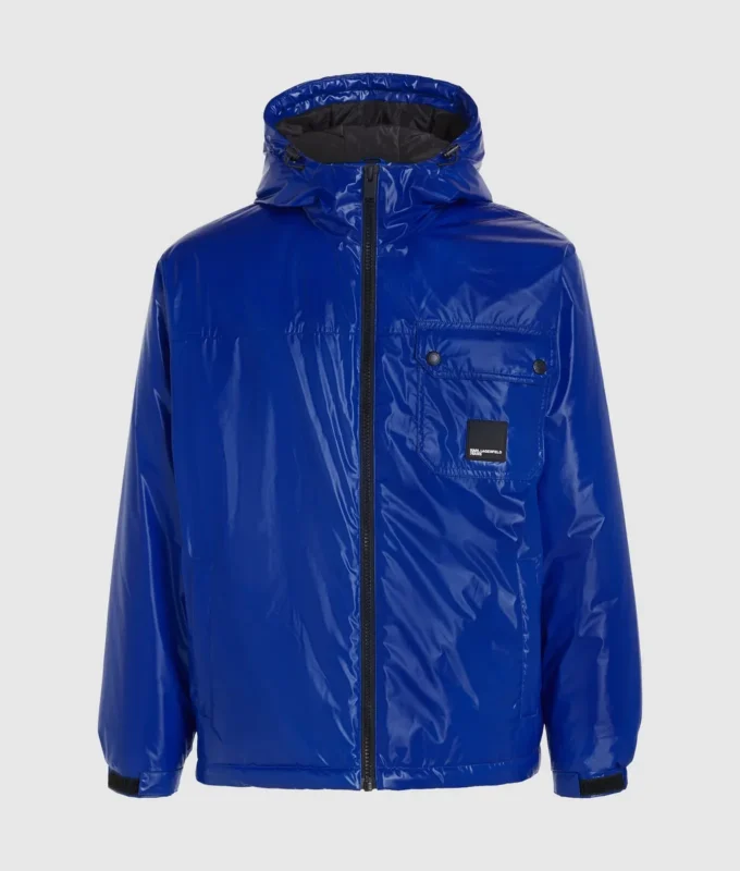 Hochglänzende Utility-Jacke Hochglänzende Utility-Jacke