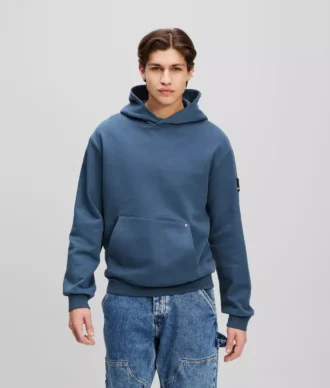 HOODIE MIT AUFGENÄHTEM LOGO
