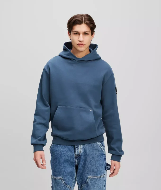 HOODIE MIT AUFGENÄHTEM LOGO HOODIE MIT AUFGENÄHTEM LOGO