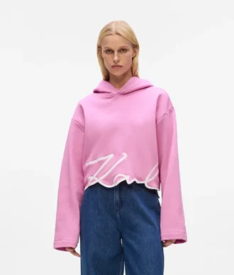 Hoodie mit charakteristischem Saum