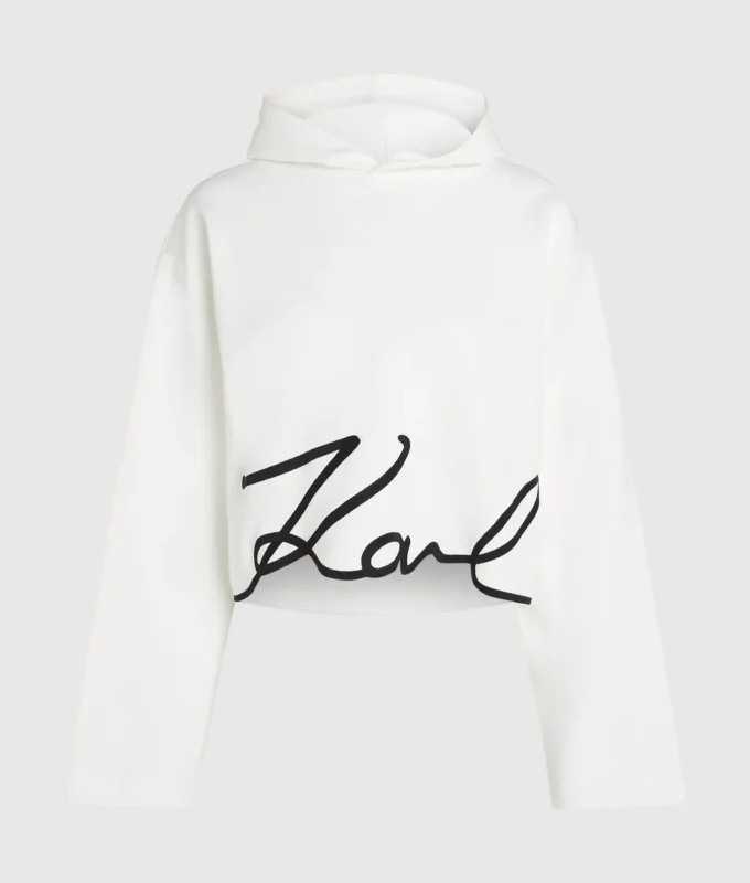 Hoodie mit charakteristischem Saum Hoodie mit charakteristischem Saum