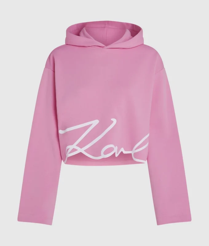 Hoodie mit charakteristischem Saum Hoodie mit charakteristischem Saum