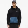 Hoodie mit Denim-Tasche Hoodie mit Denim-Tasche