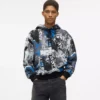 Hoodie mit durchgehendem Paint-Effekt Hoodie mit durchgehendem Paint-Effekt