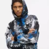 Hoodie mit durchgehendem Paint-Effekt Hoodie mit durchgehendem Paint-Effekt
