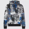 Hoodie mit durchgehendem Paint-Effekt Hoodie mit durchgehendem Paint-Effekt