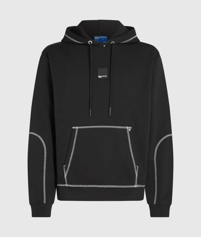 Hoodie mit Kontrastnähten Hoodie mit Kontrastnähten