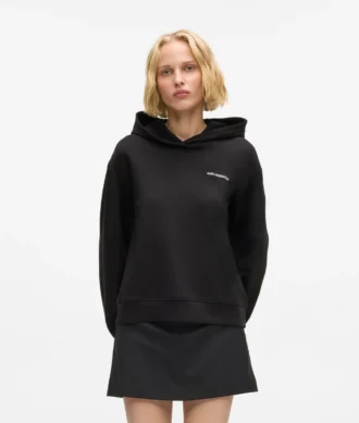 Hoodie mit Logo-Band