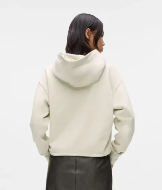 Hoodie mit Monogramm-Nieten