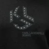 Hoodie mit Monogramm-Nieten Hoodie mit Monogramm-Nieten