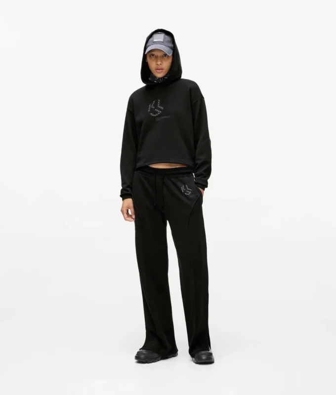 Hoodie mit Monogramm-Nieten Hoodie mit Monogramm-Nieten