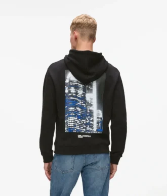 Hoodie mit Stadtmotiv