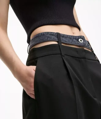 Hose mit doppeltem Bund