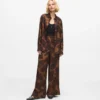 Hose mit Fächerprint Hose mit Fächerprint