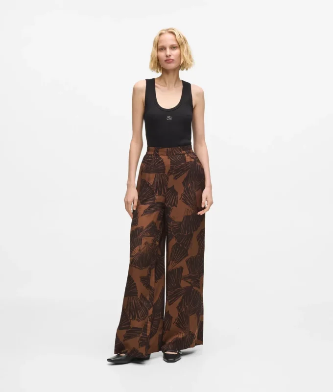 Hose mit Fächerprint Hose mit Fächerprint