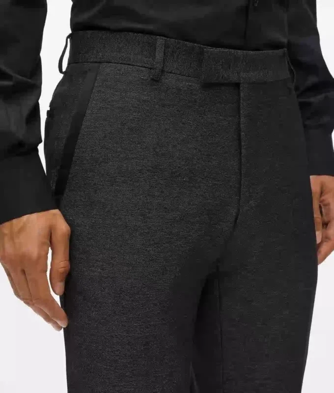 Hose mit Satin-Details