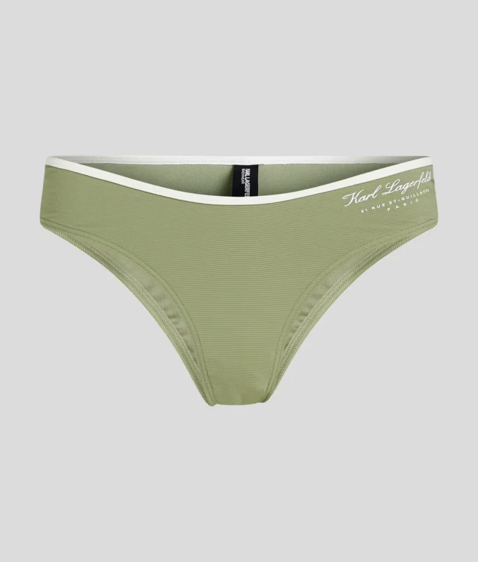 HOTEL KARL BIKINIHOSE MIT HOHER TAILLE HOTEL KARL BIKINIHOSE MIT HOHER TAILLE