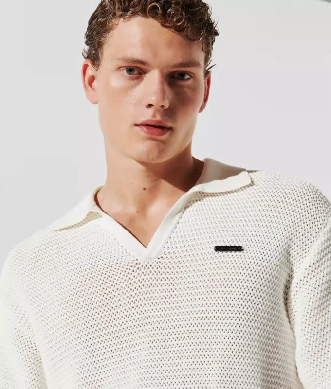 HOTEL KARL CROCHET POLO SHIRT HOTEL KARL CROCHET POLO SHIRT