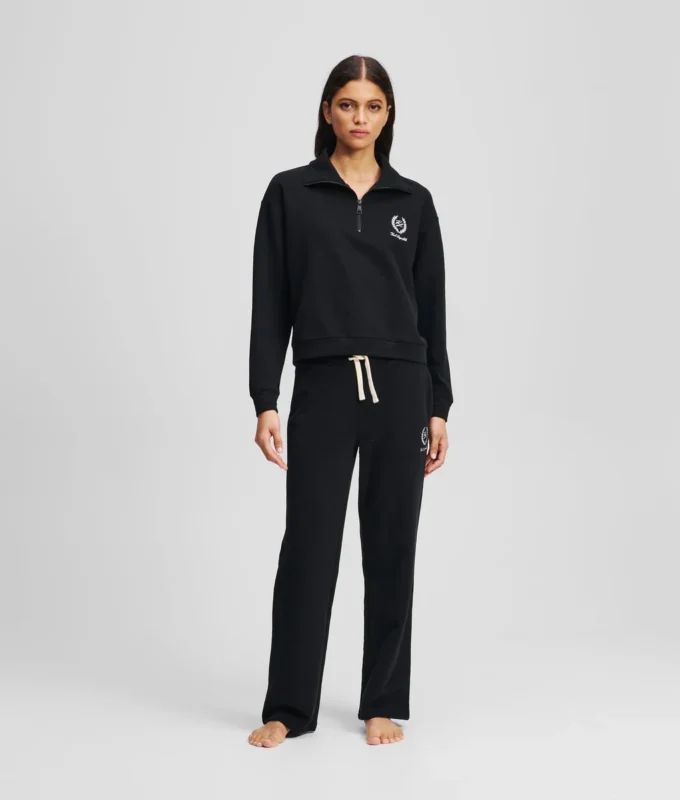 HOTEL KARL LOUNGEWEAR HALF-ZIP SWEATSHIRT HOTEL KARL LOUNGEWEAR HALF-ZIP SWEATSHIRT