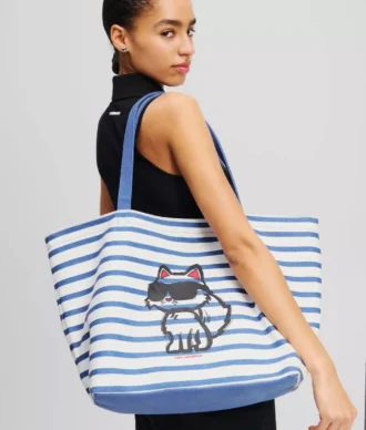 IKON CHOUPETTE GESTREIFTER SHOPPER