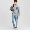 IKON DENIM POCKET SWEATSHIRT