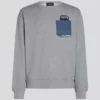 IKON DENIM POCKET SWEATSHIRT