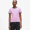 Ikon gestreiftes Ripp-T-Shirt