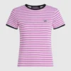 Ikon gestreiftes Ripp-T-Shirt