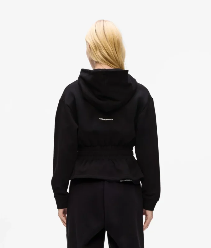 Ikon Hoodie mit gerafftem Reißverschluss Ikon Hoodie mit gerafftem Reißverschluss