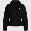 Ikon Hoodie mit gerafftem Reißverschluss Ikon Hoodie mit gerafftem Reißverschluss