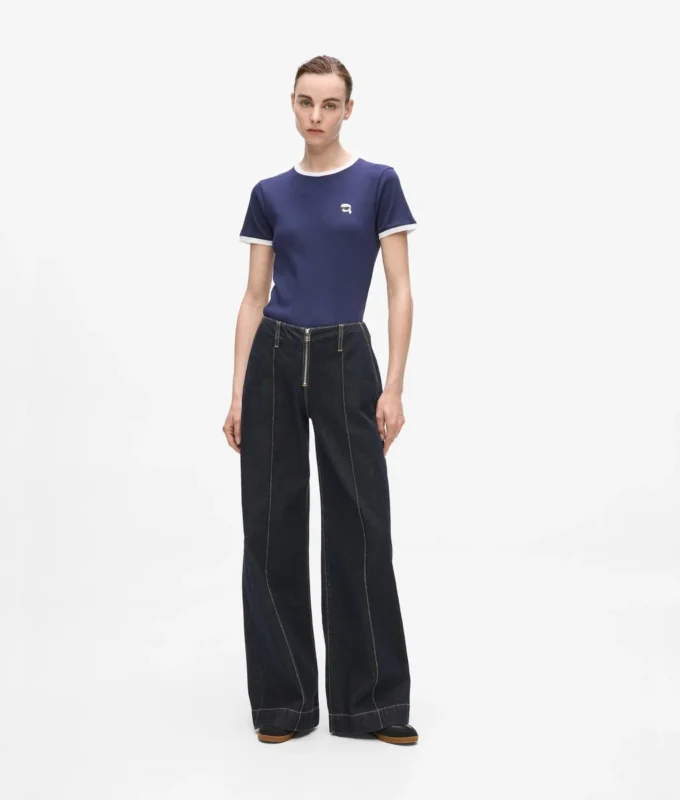 Ikon-Jeans mit weitem Bein