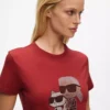 IKON KARL & CHOUPETTE RHINESTONE T-SHIRT