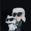 Ikon Karl und Choupette iPhone 16 Pro Max Hülle Ikon Karl und Choupette iPhone 16 Pro Max Hülle