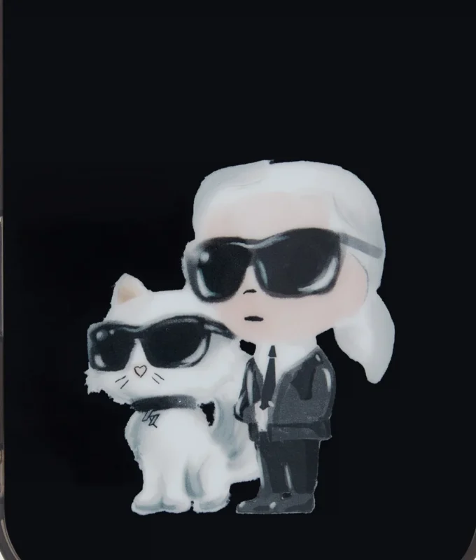 Ikon Karl und Choupette iPhone 16 Pro Max Hülle Ikon Karl und Choupette iPhone 16 Pro Max Hülle