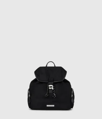 Ikon kleiner Rucksack aus Nylon mit Patte Ikon kleiner Rucksack aus Nylon mit Patte
