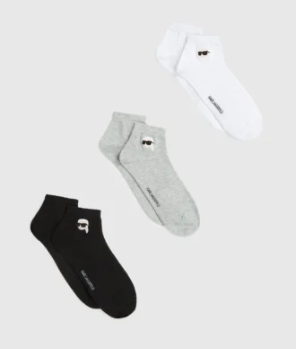 Ikon kurze Socken – 3er-Pack