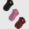 Ikon kurze Socken – 3er-Pack