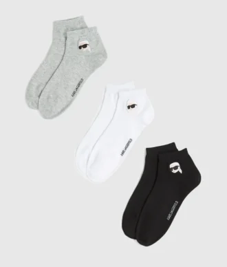 Ikon kurze Socken – 3er-Pack