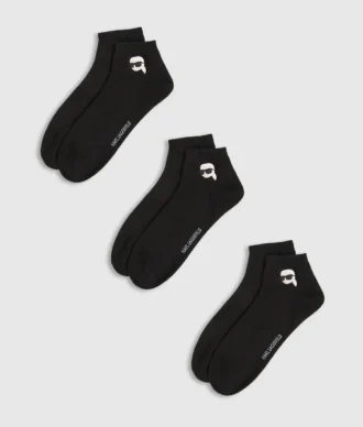 Ikon kurze Socken – 3er-Pack