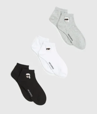 Ikon kurze Socken – 3er-Pack