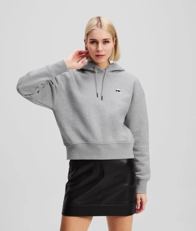 IKON PATCH CROPPED HOODIE IKON PATCH CROPPED HOODIE