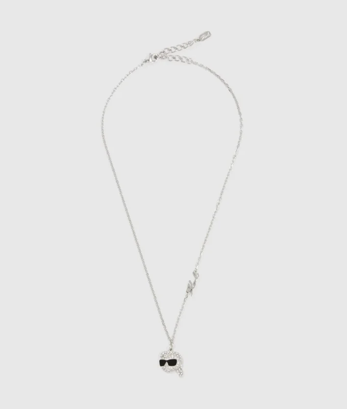 IKON PAVÉ CHARM HALSKETTE
