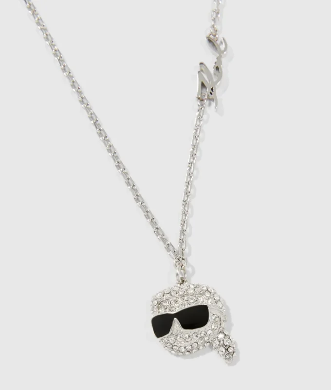 IKON PAVÉ CHARM HALSKETTE