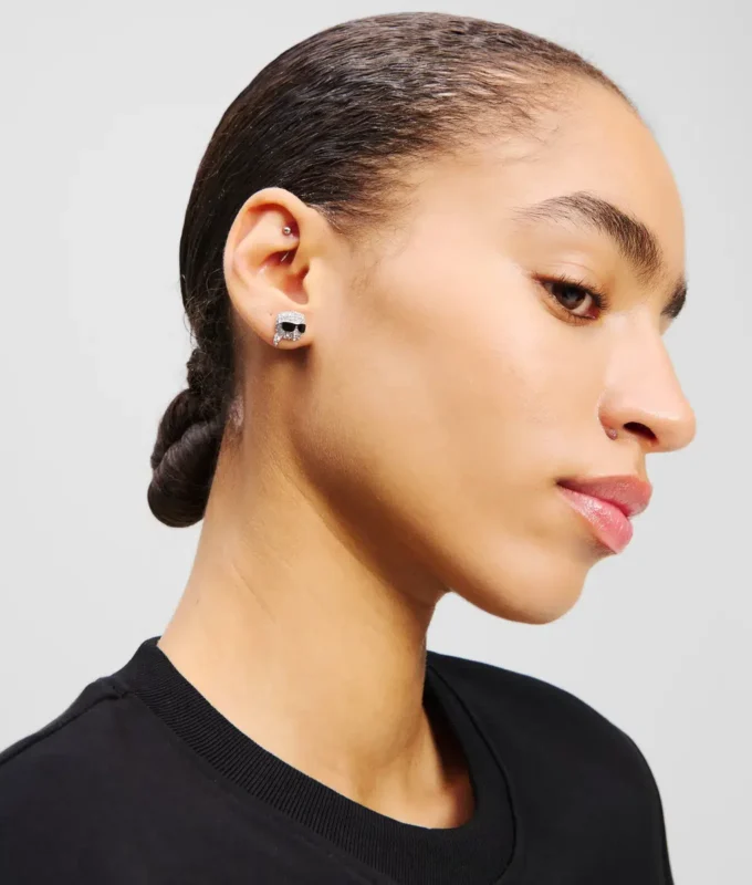 IKON PAVÉ KARL CHARM OHRRINGE IKON PAVÉ KARL CHARM OHRRINGE