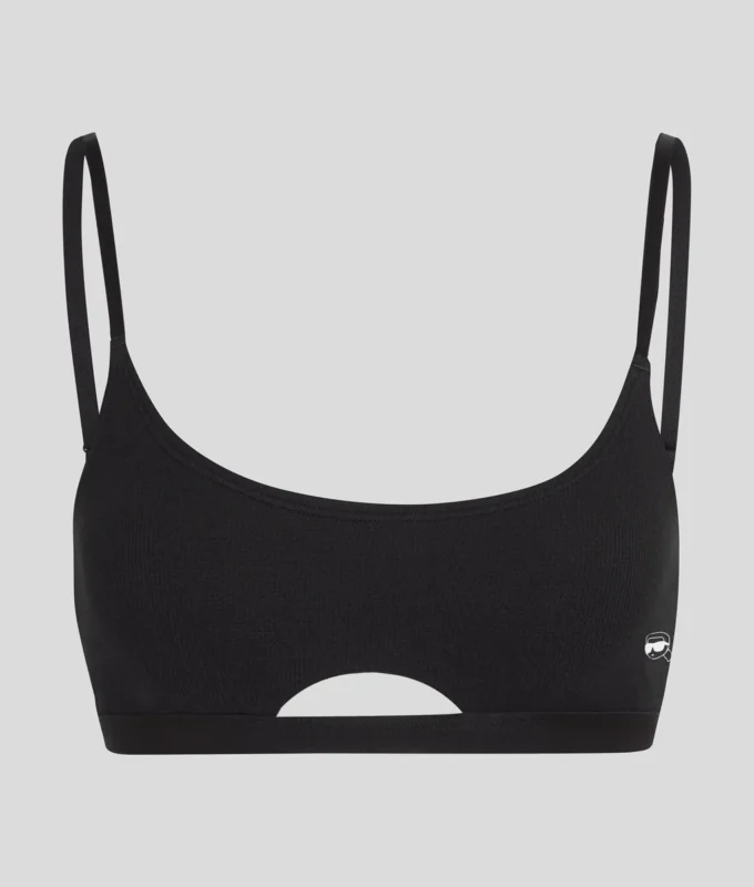 IKON RIBBED PEEPHOLE BRALETTE IKON RIBBED PEEPHOLE BRALETTE