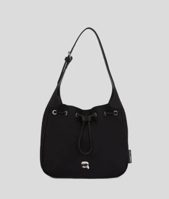 IKON SCHULTERTASCHE MIT KORDELZIEHER