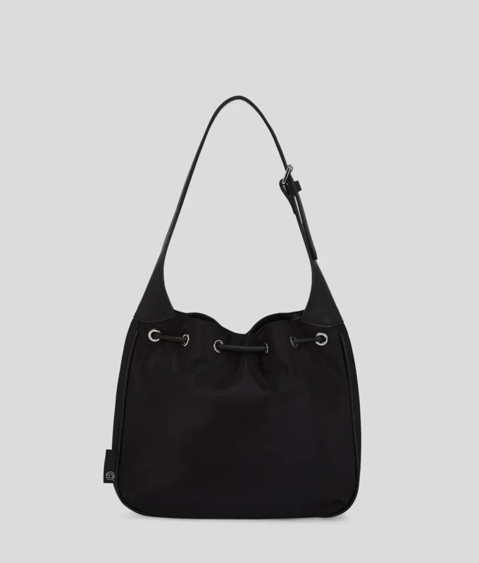 IKON SCHULTERTASCHE MIT KORDELZIEHER