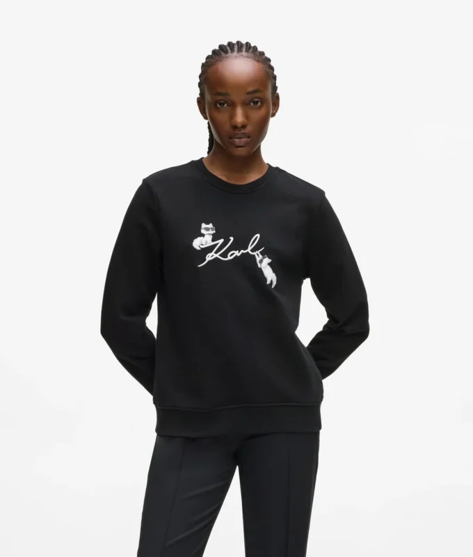Ikon Signature Choupette Sweatshirt Ikon Signature Choupette Sweatshirt